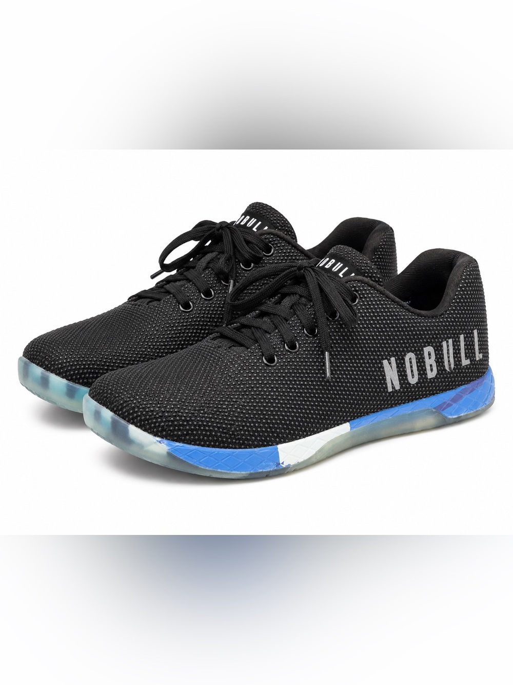 NOBULL Trainer Black Blue CrossFit Gym Training Shoes Athleisure Women’s 9.5